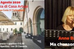 30 Agosto 2020 A Casa Artusi di Forlimpopoli – Anne Baladou presenta: Ma Chanson Française