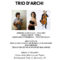 ENTROTERRE FOLK CLUB 11 Dicembre 2021 Trio d’Archi Simone Castiglia – Violino Giada Broz – Viola Giancarlo Trimboli – Violoncello