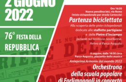 2 Giugno 2022 L’Orchestrona festeggia a Novellara (RE) la Festa della Repubblica
