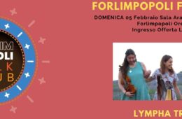 Domenica 5 Febbraio La Musica di Lympha Trio al Forlimpopoli Folk Club