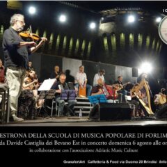 6 Agosto 2023 L’Orchestrona della Scuola di Musica Popolare di Forlimpopoli a Brindisi