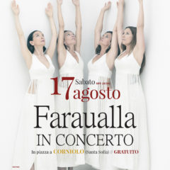 17 Agosto 2019 ore 21.00 in Piazza a Corniolo (Santa Sofia in occasione di Escursione Teatrale “Monti Orfici – L’Arte celebra la vita” con il concerto del gruppo Pugliese delle Faraualla a ingresso libero