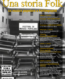 1986 – 2021 UNA STORIA FOLK La musica popolare a Forlimpopoli 07 11 12 21 Agosto 2021