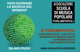 Scuola di Musica Popolare di Forlimpopoli I corsi e gli insegnanti dell’Anno Scolastico 2022 2023