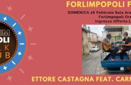 26 FEBBRAIO Ettore Castagna Feat Carmine Torchia EREMIA endless Tour al Forlimpopoli Folk Club