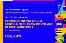 05 Agosto 2023 Nociglia (LE) L’Orchestrona della Scuola di Musica popolare di Forlimpopoli ospite del Festival Itinerante della Notte della Taranta 2023