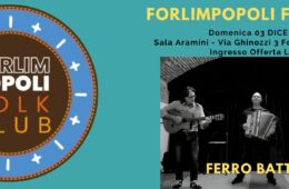 Domenica 3 Dicembre – Ferro Battuto, ultimo concerto 2023 del Forlimpopoli Folk Club