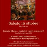 Sabato 10 Ottobre Workshop di Costruzione del Tamburo Quadrato Vegano e Session di Folk Randagio