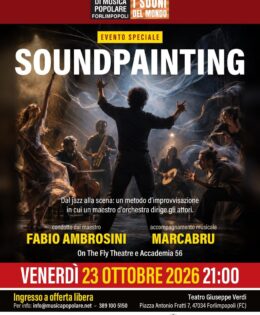 23 Ottobre 2026 Al Forlimpopoli Folk Club Impropainting: improvvisazione teatrale e musica dal vivo a Forlimpopoli